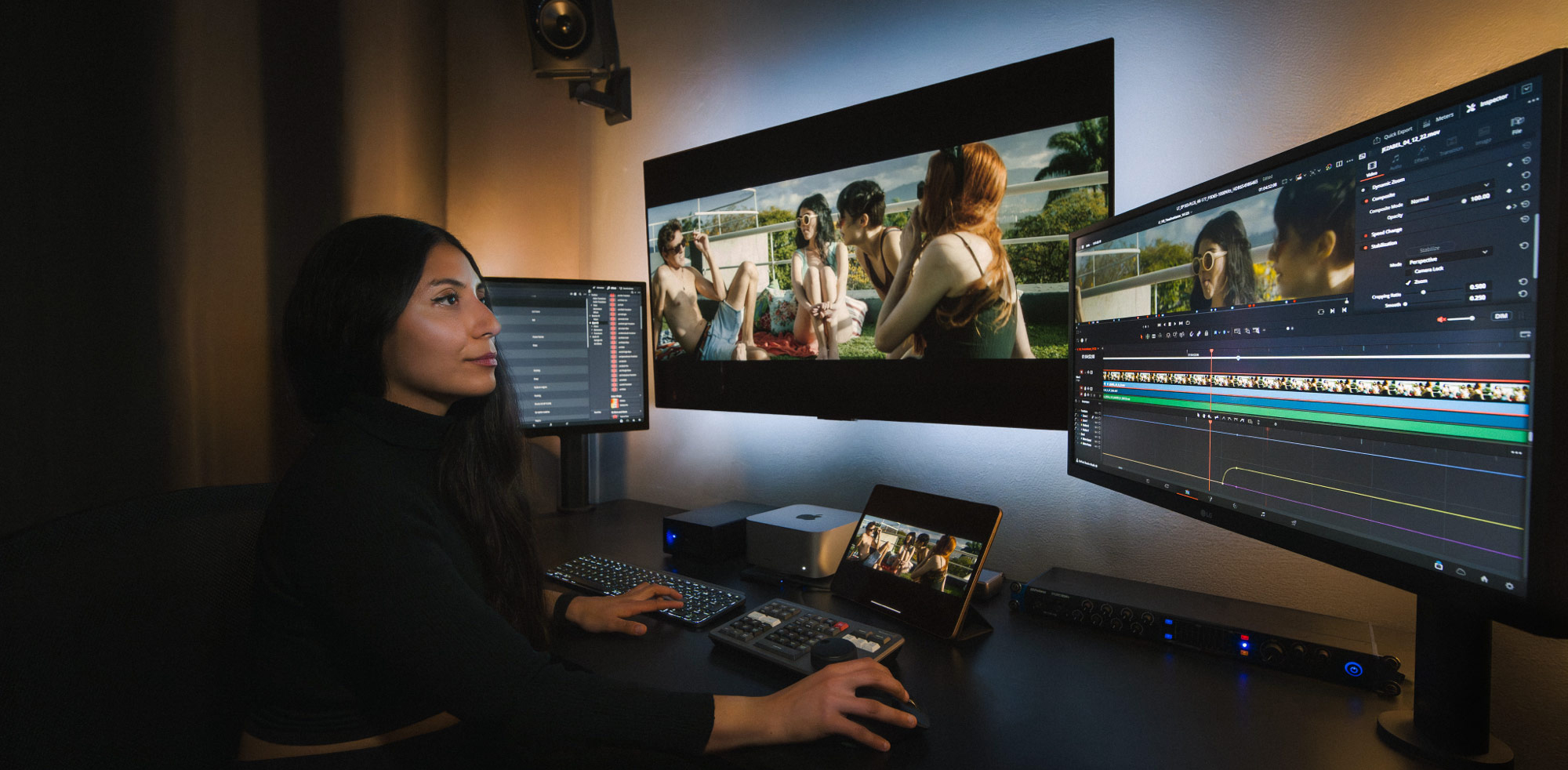 Caffeine, Prodüksiyon İş Akışının Tamamı için DaVinci Resolve Studio Kullandı