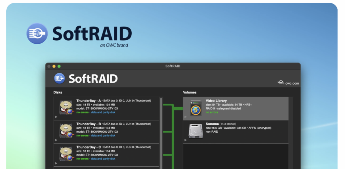 Other World Computing, OWC SoftRAID 8.6'yı Piyasaya Sürüyor