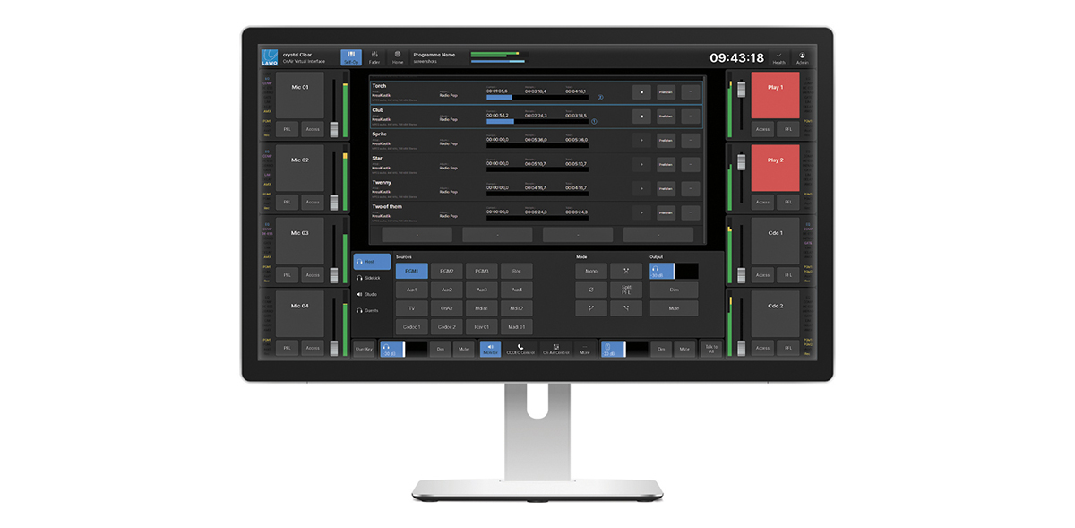 Lawo, crystal Clear Sanal OnAir Kontrol Arayüzünü Tanıttı