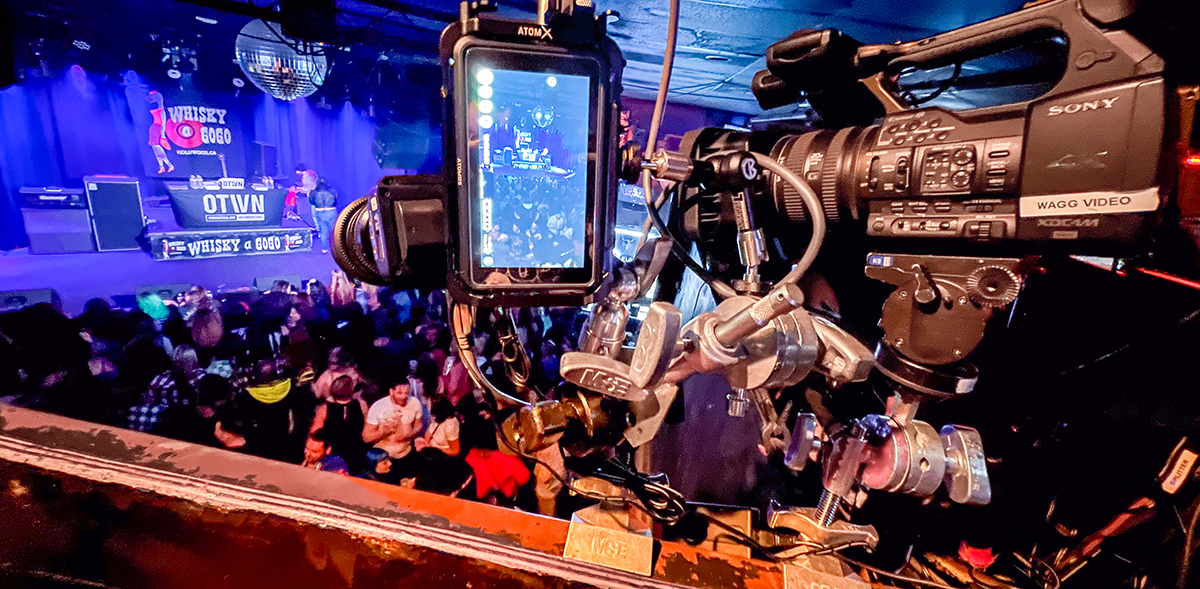Filipic, Whisky a Go Go'da Canlı Yayın İçin MSE Grip Ekipmanlarını Kullanıyor